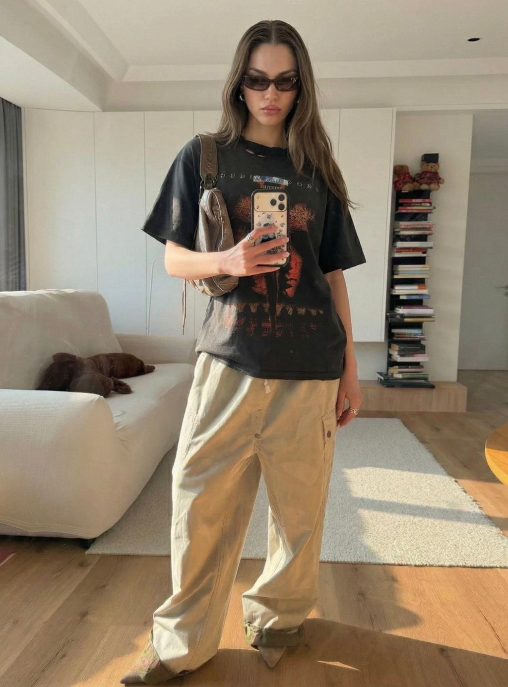 VAMPIROK Vintage Distressed Single Stitch Faded Print Destroyed Tee