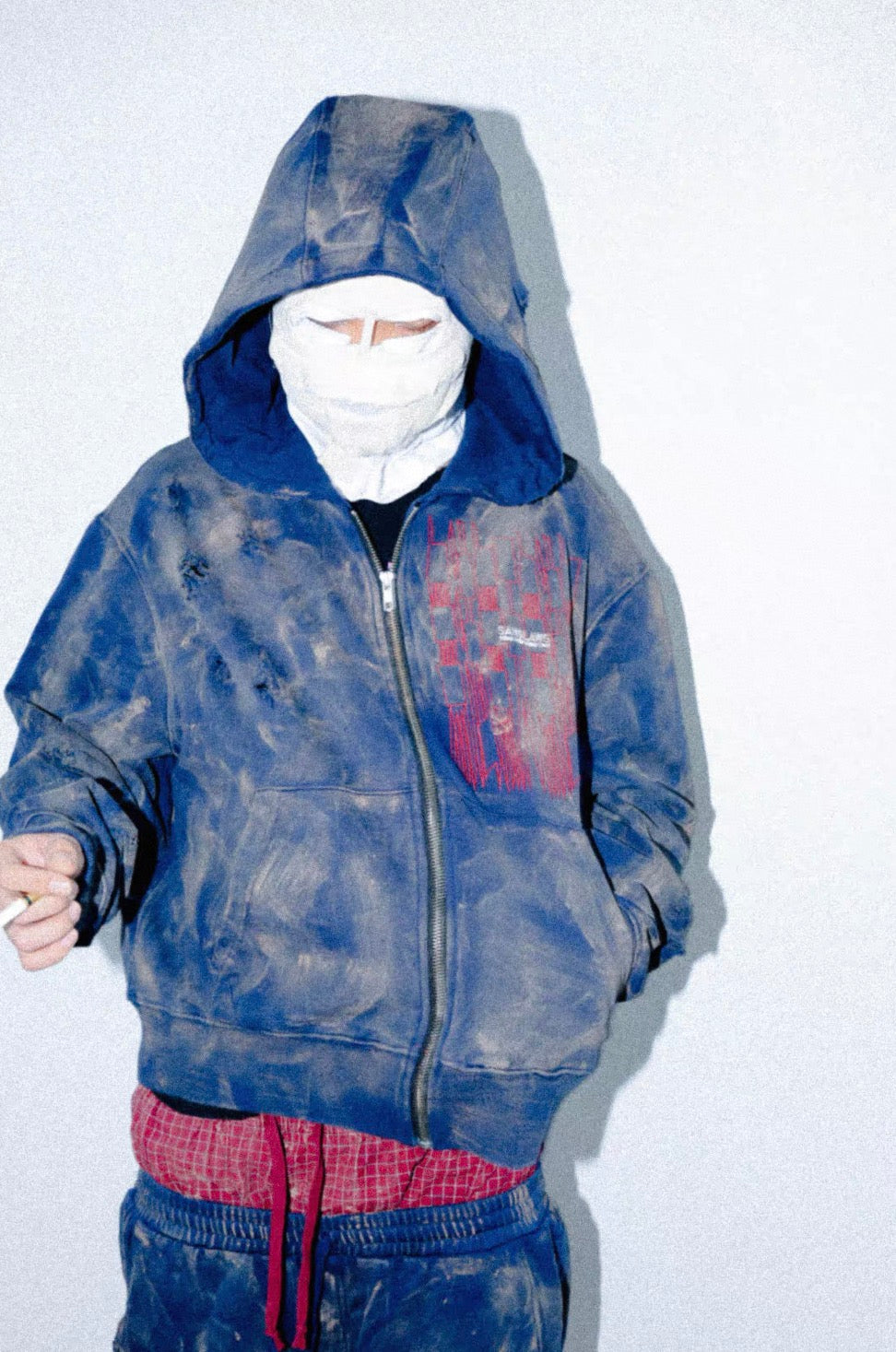 Embroidery Mud Dyed Hoodies