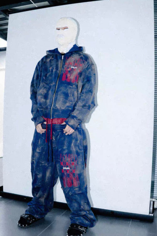 Embroidery Mud Dyed Hoodies